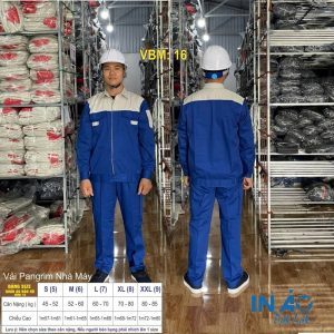 Áo quần bảo hộ vải Pangrim nhà máy VBM16