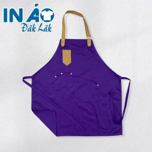 Tạp dề phối dây đơn giản TDPD10 màu tím