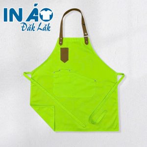 Tạp dề phối dây đơn giản TDPD14 màu xanh chuối