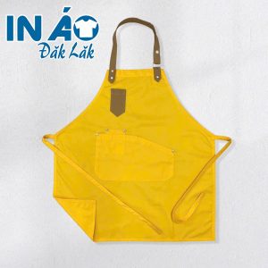 Tạp dề phối dây đơn giản TDPD15 màu vàng