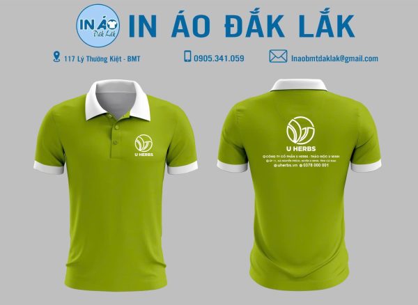 Áo thun đồng phục Công ty cổ phần U Herbs