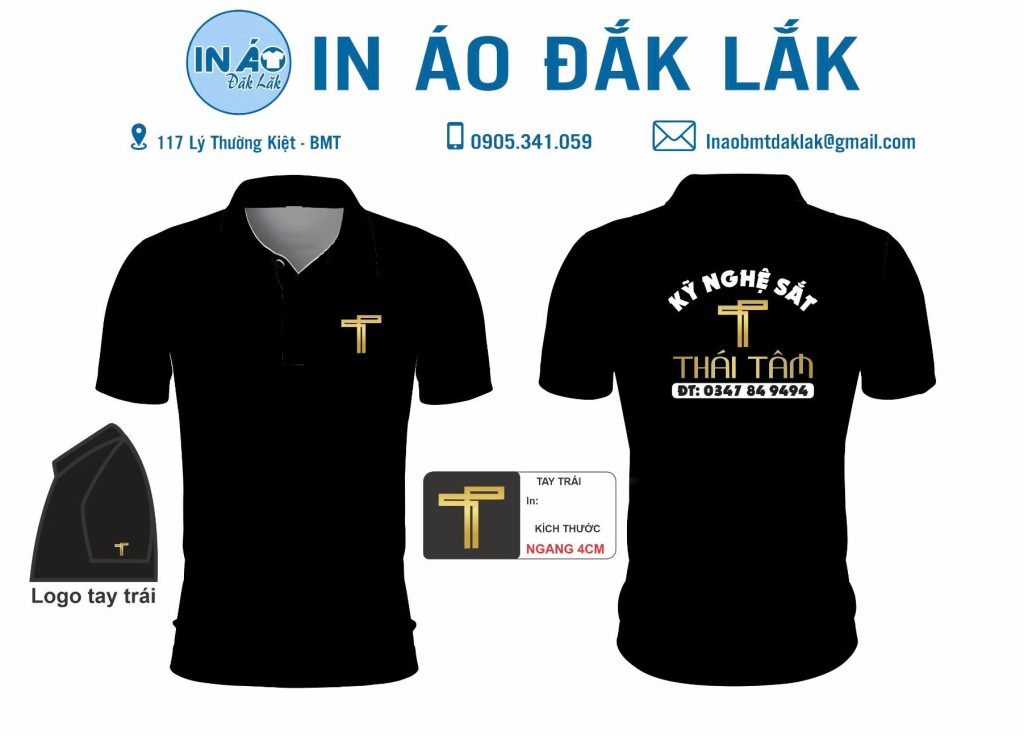 Áo thun đồng phục Kỹ nghệ sắt Thái Tâm