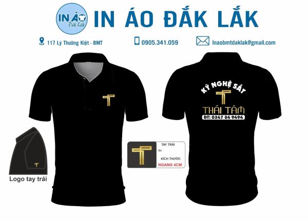 Áo thun đồng phục Kỹ nghệ sắt Thái Tâm