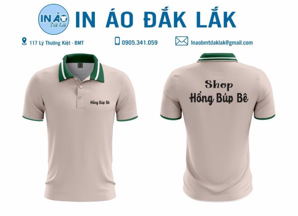 Áo thun đồng phục Shop Hồng Búp Bê