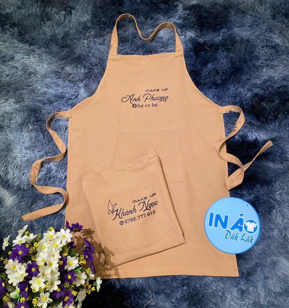 Tạp dề Make Up Anh Phương màu da