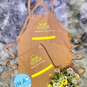 Tạp dề Thiên Đường Tóc dài phối dây màu nâu